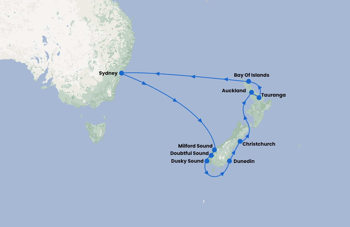 New Zealand Explorer from Sydney